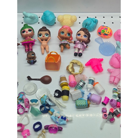 LOL Surprise Dolls Accessories Lot Outfits Shoes Hair Accessories Figures - Picture 7 of 7